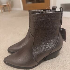 Next Dark Brown Ankle Booties for Women